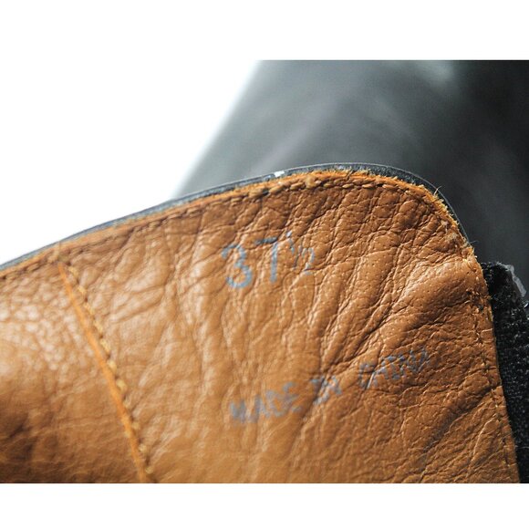 See by Chloe Jamie Leather Ankle Boot / Size 37.5 / Black Rubber Sole - Picture 11 of 11